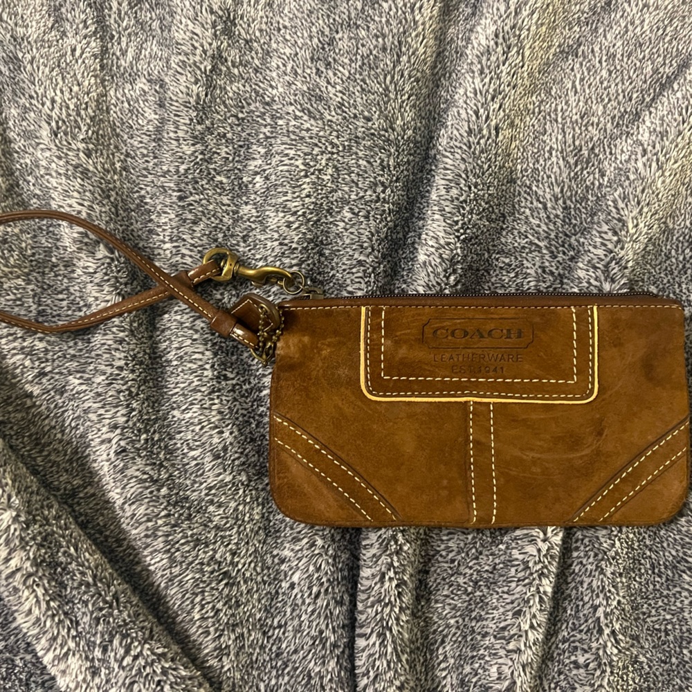 Coach mini clutch bag
